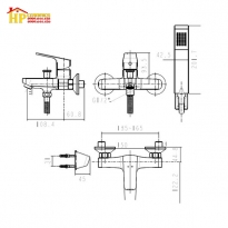 SEN TẮM NÓNG LẠNH AMERICAN STANDARD WF-0411 CHÍNH HÃNG