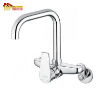 VÒI RỬA CHÉN GẮN TƯỜNG CAESAR K535C CHÍNH HÃNG