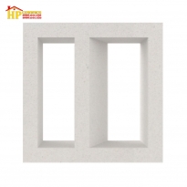 GẠCH BÔNG GIÓ 20X20 TRANG TRÍ HOA VĂN 2 CHỮ NHẬT 040 CAO CẤP GIÁ RẺ