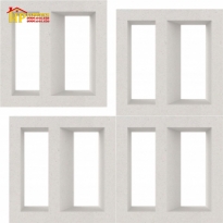 GẠCH BÔNG GIÓ 20X20 TRANG TRÍ HOA VĂN 2 CHỮ NHẬT 040 CAO CẤP GIÁ RẺ