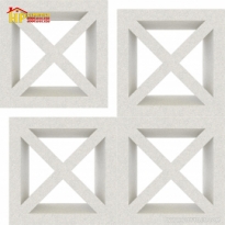 GẠCH BÔNG GIÓ 20X20 TRANG TRÍ HOA VĂN CHỮ X 039 CAO CẤP GIÁ RẺ