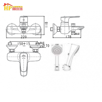 SEN TẮM NÓNG LẠNH AMERICAN STANDARD WF-1711 CHÍNH HÃNG