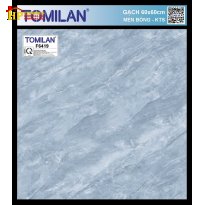 GẠCH LÁT NỀN 60X60 SẮC MÀU XANH LAM KHÓI HỌA TIẾT GIẢ VÂN MARBLE VỚI ĐƯỜNG RẠN TRẮNG VÀ LOANG ĐẬM GIÁ RẺ