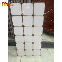 GẠCH TRANG TRÍ 30X60 SẮC MÀU TRẮNG TINH KHÔI HỌA TIẾT GIẢ GẠCH MOSAIC THẺ VUÔNG BO GÓC NHẬP KHẨU CAO CẤP