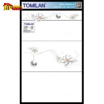 GẠCH ỐP TƯỜNG 30X60 TRẮNG VÂN KHÓI XÁM ĐIỂM HỌA TIẾT NHỮNG BÔNG HOA TRẮNG MUỐT CAO CẤP GIÁ RẺ