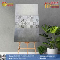 GẠCH ỐP TƯỜNG 30X60 SẮC MÀU XÁM VÂN ĐÁ ĐẬM LỢT ĐIỂM HOA VĂN BÔNG GHÉP CAO CẤP GIÁ RẺ