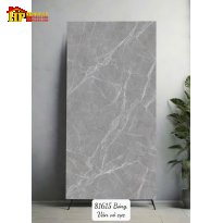 GẠCH LÁT NỀN 80X160 MÀU XÁM ĐẬM HỌA TIẾT ĐƯỜNG VÂN RẠN TIA CHỚP NHẬP KHẨU CAO CẤP