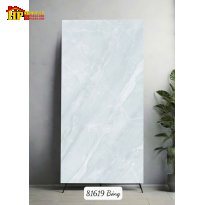 GẠCH LÁT NỀN 80X160 SẮC MÀU XANH BĂNG TRẮNG HỌA TIẾT GIẢ ĐÁ CẨM THẠCH NGỌC NHẬP KHẨU CAO CẤP