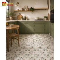 GẠCH TRANG TRÍ 30X30 BÔNG MANG PHONG CÁCH ĐÔNG DƯƠNG NHẬP KHẨU CAO CẤP