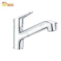 VÒI RỬA CHÉN NÓNG LẠNH INAX DÂY RÚT JF-AB466SYX(JW)