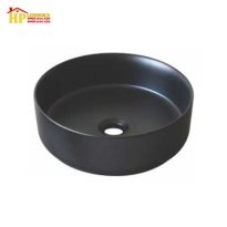 CHẬU LAVABO SỨ MÀU ĐEN SU04