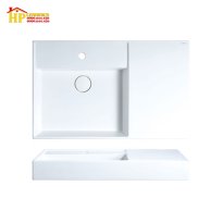 CHẬU LAVABO ĐẶT BÀN CAESAR LF5382  CHÍNH HÃNG