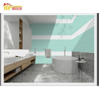 GẠCH ỐP TƯỜNG TRANG TRÍ GIÁ RẺ VAY CÁ XANH NGỌC 3623