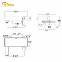 SEN TẮM NÓNG LẠNH AMERICAN STANDAR WF-1311 CHÍNH HÃNG