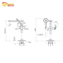 SEN TẮM BỒN INAX BFV-656S