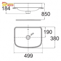 CHẬU LAVABO ĐẶT BÀN AMERICAN STANDARD WP-0638 CHÍNH HÃNG