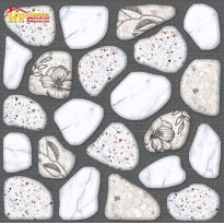 GẠCH LÁT NỀN TOLEL 30X30 SỎI TRẮNG ẨN BÔNG 3051 CAO CẤP GIÁ RẺ
