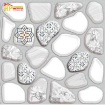 GẠCH LÁT NỀN TOLEL 30X30 SỎI TRẮNG XÁM ẨN BÔNG 3052 CAO CẤP GIÁ RẺ