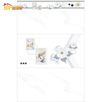 GẠCH ỐP TƯỜNG 40X80 TRẮNG VÂN KHÓI ĐIỂM BÔNG TRẮNG 4801 CAO CẤP GIÁ RẺ