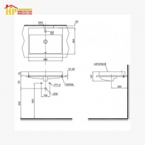 CHẬU LAVABO ĐẶT BÀN TOTO  L1616C CHÍNH HÃNG