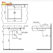 CHẬU LAVABO ĐẶT BÀN TOTO  LT1615C CHÍNH HÃNG