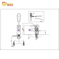 VÒI LAVABO NÓNG LẠNH INAX LFV-1002S CHÍNH HÃNG
