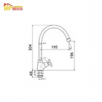 VÒI RỬA CHÉN LẠNH AMERICAN STANDARD WF-T706 CHÍNH HÃNG