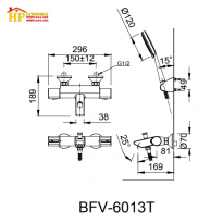 SEN TẮM CHỈNH NHIỆT ĐỘ NÓNG LẠNH BFV-6013T CHÍNH HÃNG