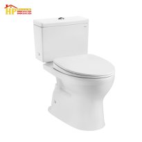 BÀN CẦU HAI KHỐI TOTO CS302DT10W NẮP ÊM TC395VS CHÍNH HÃNG 