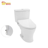BÀN CẦU HAI KHỐI TOTO CS735DE4 NẮP VỆ SINH CHÍNH HÃNG