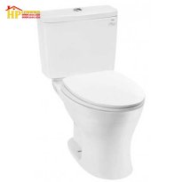 BÀN CẦU HAI KHỐI TOTO CS735DT10 NẮP TC395VS CHÍNH HÃNG 