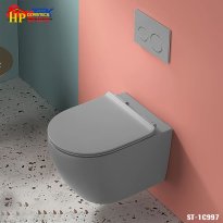 BÀN CẦU ÂM TƯỜNG MÀU XÁM 997 CAO CẤP GIÁ RẺ