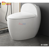 BÀN CẦU KHỐI QUẢ TRỨNG TRẮNG 204 CAO CẤP GIÁ RẺ