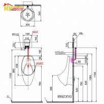 BỒN TIỂU TREO TƯỜNG CAESAR U0267 CHÍNH HÃNG