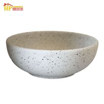 CHẬU LAVABO SỨ ĐÁ MÀI NGHỆ THUẬTCĐ07