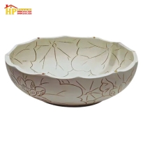 CHẬU LAVABO SỨ MỸ THUẬT CĐ41