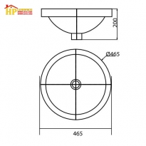 CHẬU LAVABO ĐẶT BÀN VIGLACERA CD6 CHÍNH HÃNG