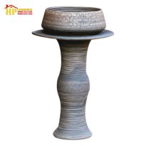 CHẬU LAVABO SƯ MỸ THUẬT CÓ CHÂN CĐC 02