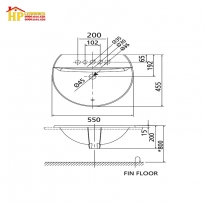 CHẬU LAVABO ÂM BÀN AMERICAN STANDARD 0452-WT CHÍNH HÃNG
