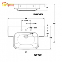 CHẬU LAVABO ĐẶT BÀN AMERICAN STANDARD WP-F630 CHÍNH HÃNG