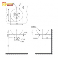 CHẬU LAVABO ĐẶT BÀN TOTO LT523S CHÍNH HÃNG