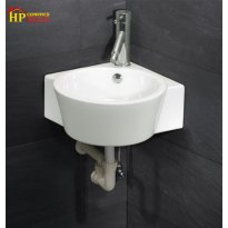 CHẬU LAVABO GÓC TREO TƯỜNG CAESAR LF5238 CHÍNH HÃNG