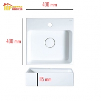 CHẬU LAVABO ĐẶT BÀN CAESAR LF5257  CHÍNH HÃNG