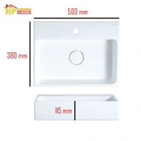 CHẬU LAVABO ĐẶT BÀN CAESAR  LF5259  CHÍNH HÃNG