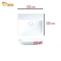 CHẬU LAVABO ĐẶT BÀN CAESAR  LF5370 CHÍNH HÃNG