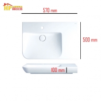 CHẬU ĐẶT BÀN CAESAR LF5372 CHÍNH HÃNG