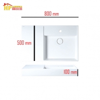 CHẬU LAVABO ĐẶT BÀN CAESAR  LF5384 CHÍNH HÃNG