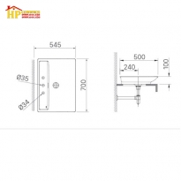 CHẬU LAVABO ĐỂ BÀN INAX AL-S630V CHÍNH HÃNG