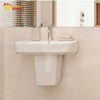 CHẬU LAVABO TREO TƯỜNG VIGLACERA V58 CHÍNH HÃNG
