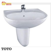 CHẬU LAVABO TREO TƯỜNG CHÂN NGẮN TOTO LHT236C CHÍNH HÃNG